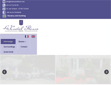 Tablet Screenshot of castel-fleuri-tours.com